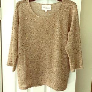Vince Camuto - Gold Metallic Top worn twice